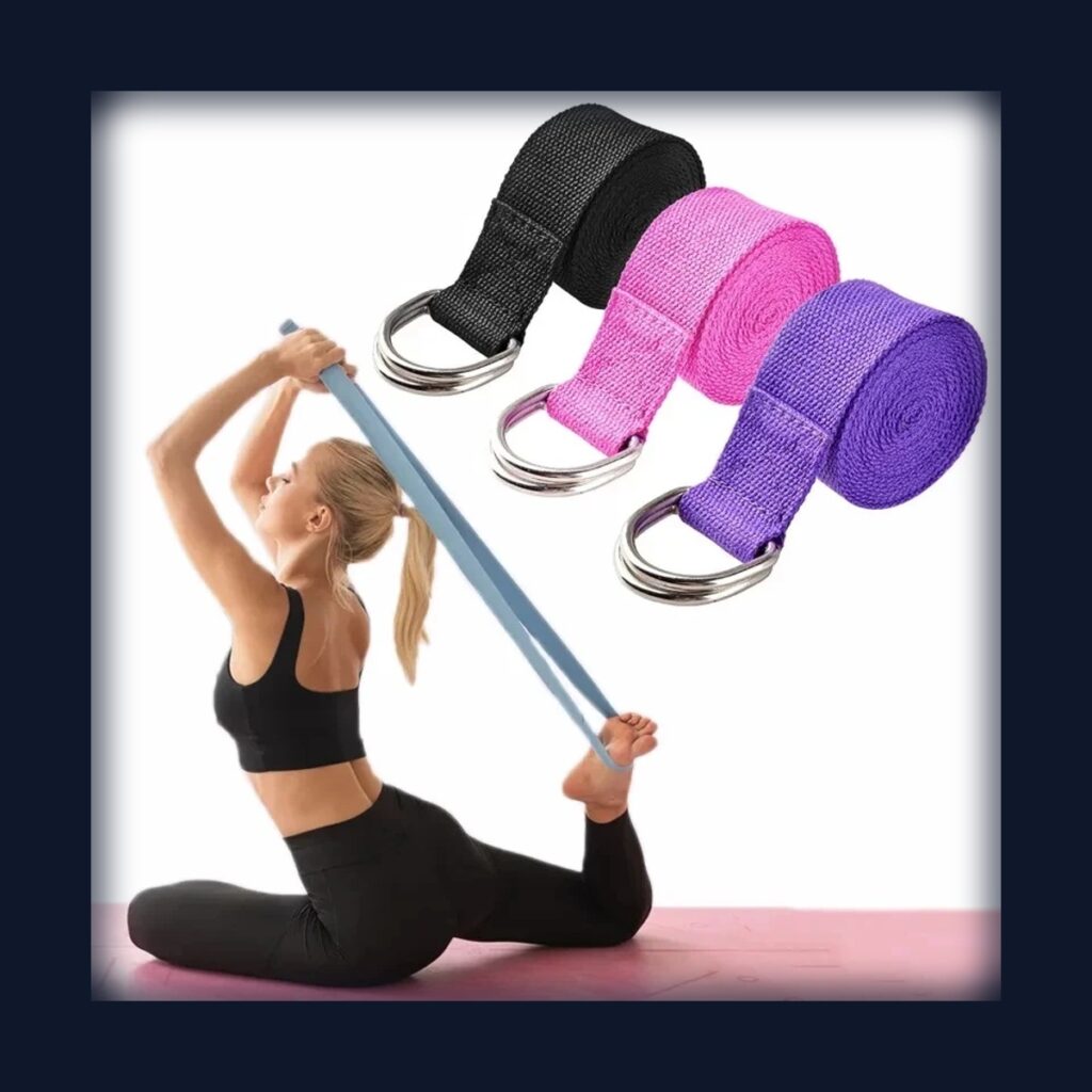 D-Ring Yoga Strap — supplier reference photo