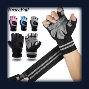 Gym Gloves With Wrist Wrap — supplier reference photo